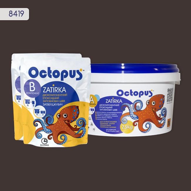 Затирка для плитки Octopus Zatirka 8419 эпоксидная 2,5 кг