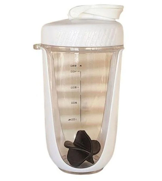 Шейкер экологический из BPA-free материалов 590 мл Белый (2641663289)