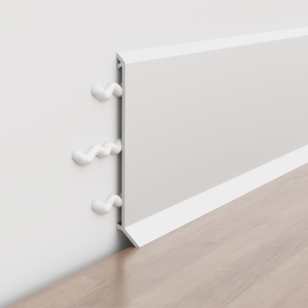 Плинтус накладной FSPRO P80 алюминиевый анодированный 2,5 м Серебряный (F1.P80A) Плинтус накладной FSPRO P80 алюминиевый анодированный 2,5 м Серебряный (F1.P80A)