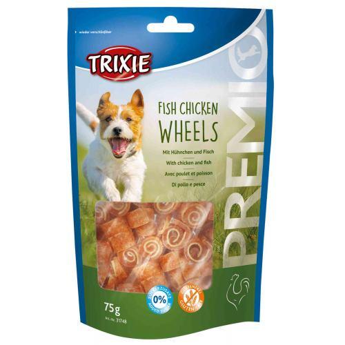 Ласощі для собак Trixie Premio Fish Chicken Wheels 75 г курка та риба