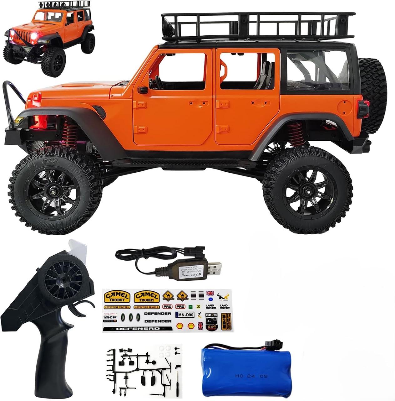 Машинка на радіокеруванні MN128 (Jeep Wrangler) - фото 4 Машинка на радіокеруванні MN128 (Jeep Wrangler) - фото 4