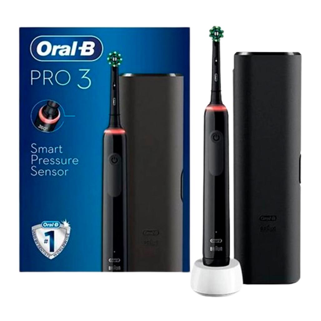 Щітка зубна електрична Oral-B D505 PRO 3 3500 Cross Action Black - фото 2