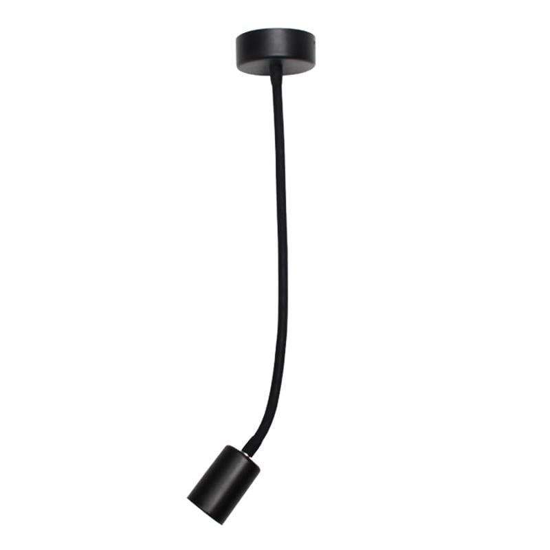 Бра в стиле лофт Anykind с гибкой трубкой без плафона Черный - фото 2 Бра в стиле лофт Anykind с гибкой трубкой без плафона Черный - фото 2