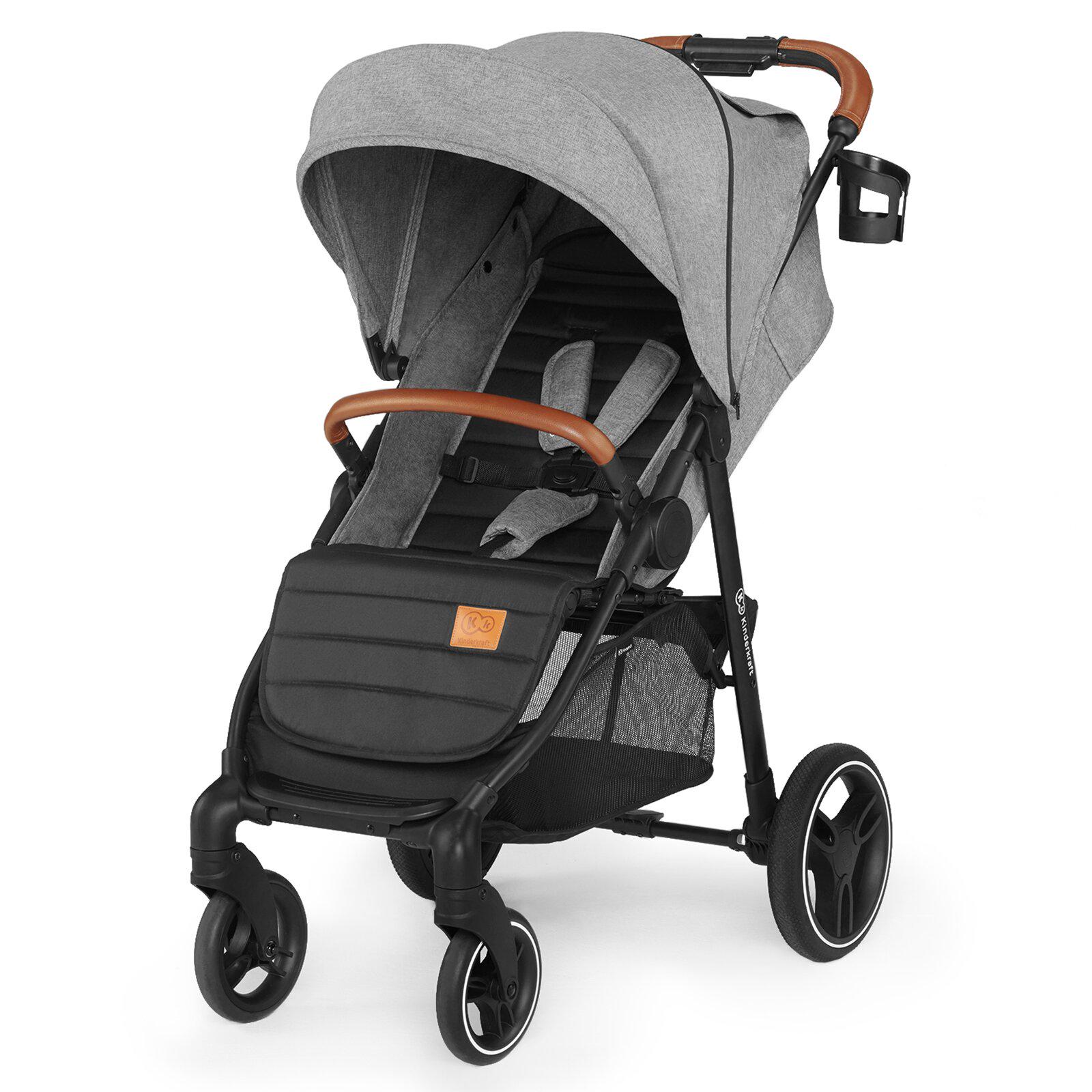 Коляска прогулянкова Kinderkraft Grande 2020 Grey (KKWGRANGRY000N)