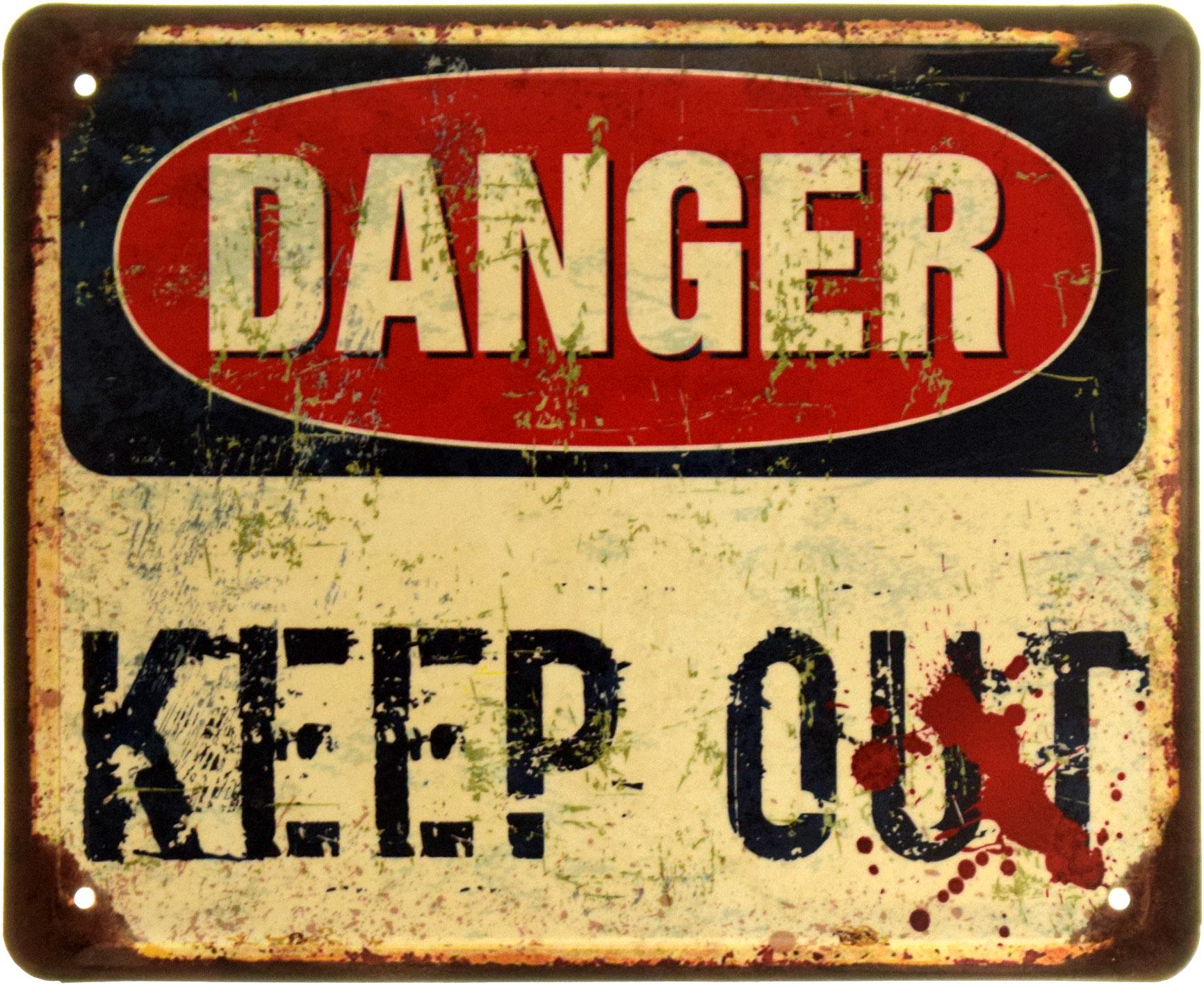ᐉ Табличка металева "Danger Keep Out" 18x22 см (ms-103963) • Краща ціна ...