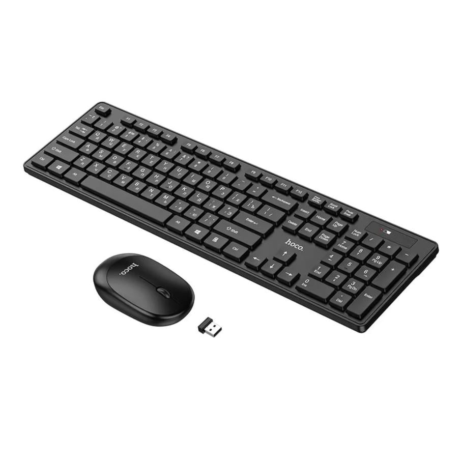Комплект беспроводной клавиатуры и мыши Hoco DI51 2.4G USB 104 клавиши (34766353)