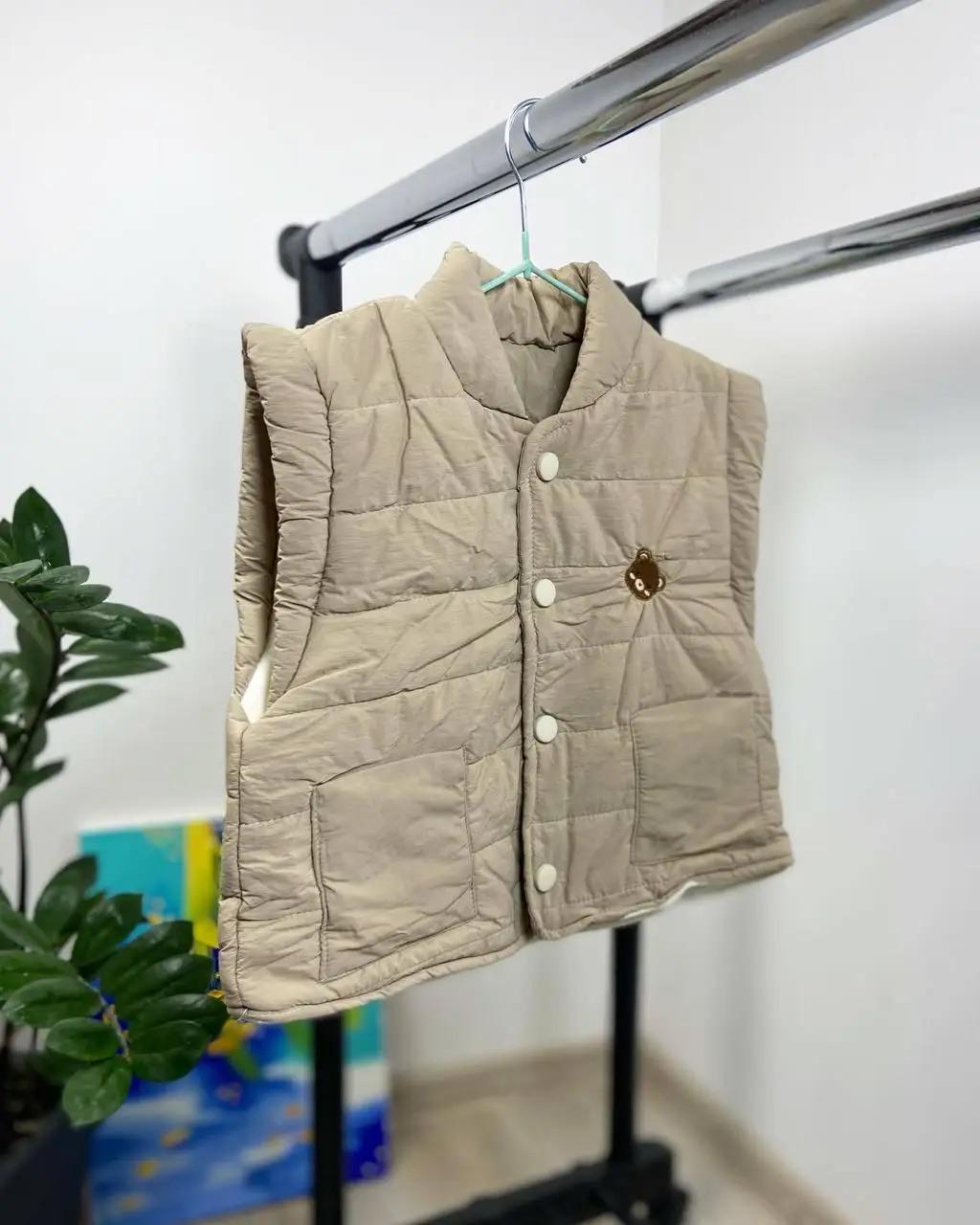 Куртка дитяча 2 90 см Бежевий (31923009)