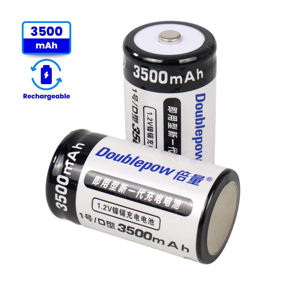 Аккумулятор-батарейка Doublepow тип D R20 373 1.2В 3500 mAh от (2174382980) - фото 2