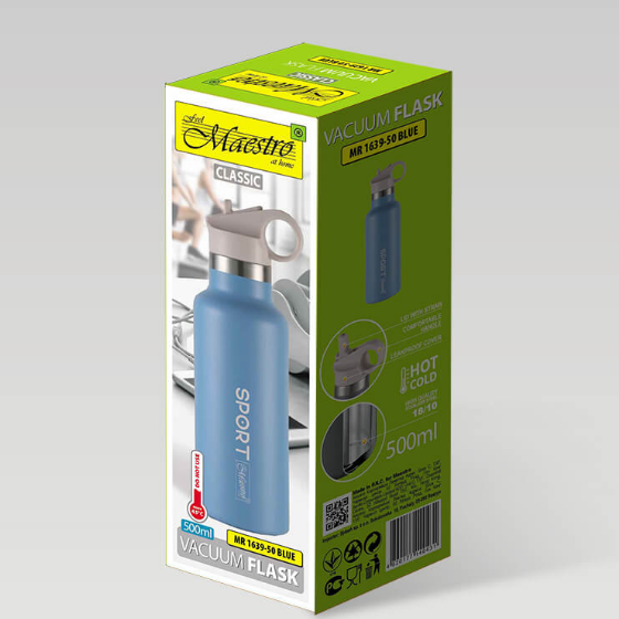 Термочашка Maestro MR-1639-50-BLUE Sport 500 мл Блакитний - фото 3 Термочашка Maestro MR-1639-50-BLUE Sport 500 мл Блакитний - фото 3