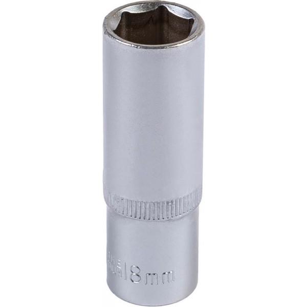 Насадка торцевая 6-гранная удлиненная MasterTool GM CRV 1/2" 18 мм (78-0518)