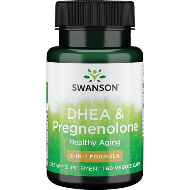 ДГЕА Swanson DHEA Pregnenolone Complex 60 Veg Caps