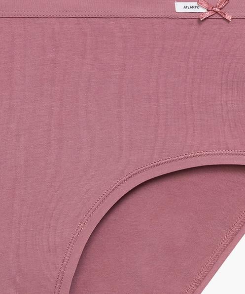 Комплект трусів-сліпів жіночих Atlantic 3CLP-004 бавовняних L Винний/Рожевий/Бежевий (2836701570) - фото 4 Комплект трусів-сліпів жіночих Atlantic 3CLP-004 бавовняних L Винний/Рожевий/Бежевий (2836701570) - фото 4