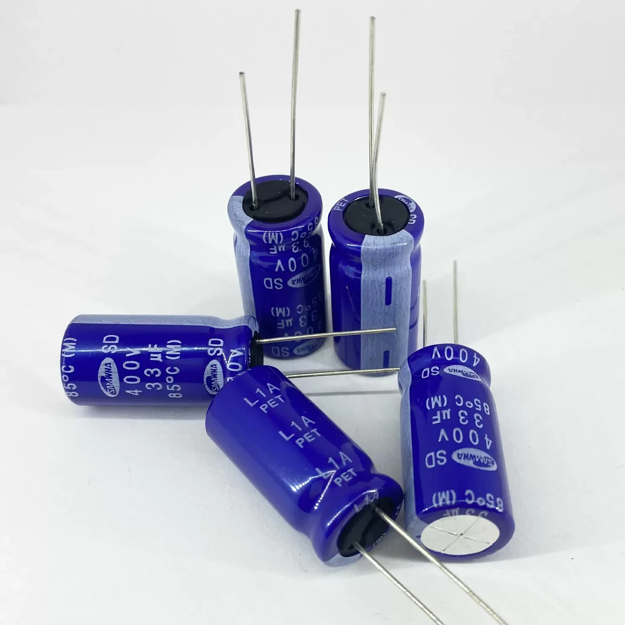 Конденсаторы электролитические SAMWHA 33 мкф 400V 13x25 мм 85 °C (1947446695)