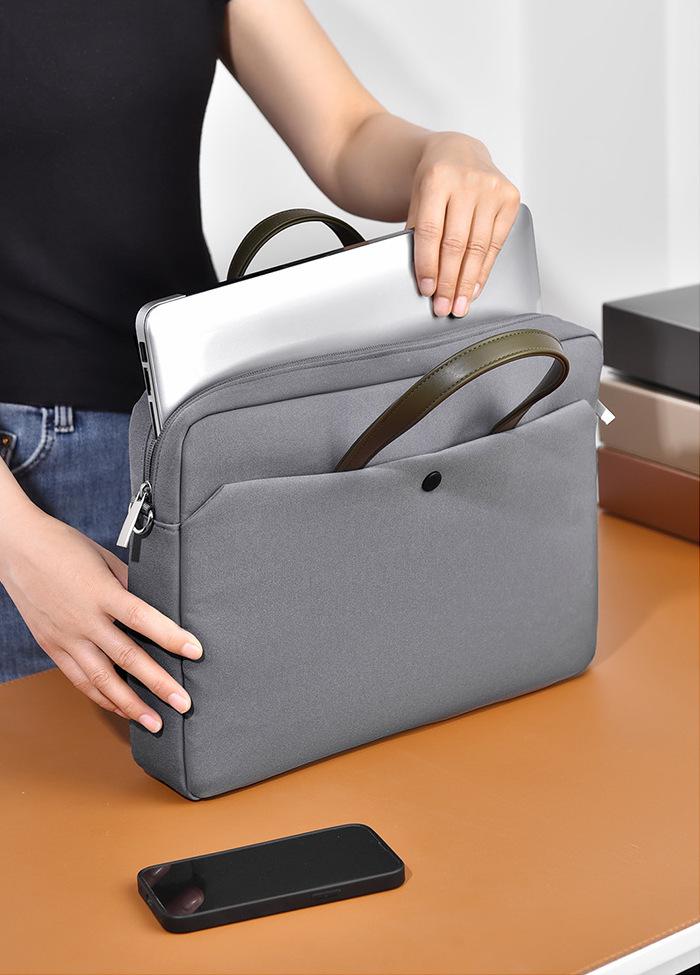 Сумка для ноутбука 17-17,3" або документів велика протиударна Сірий (IBN047S) - фото 12 Сумка для ноутбука 17-17,3" або документів велика протиударна Сірий (IBN047S) - фото 12
