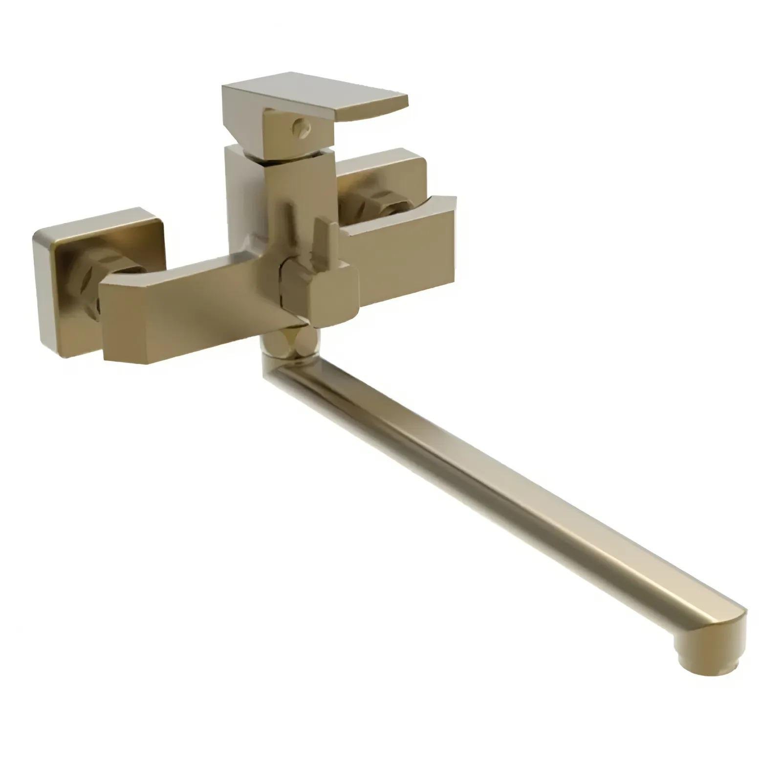 Змішувач для ванни Haiba GAUDI 006 EURO BRUSHED Gold (HB9598)