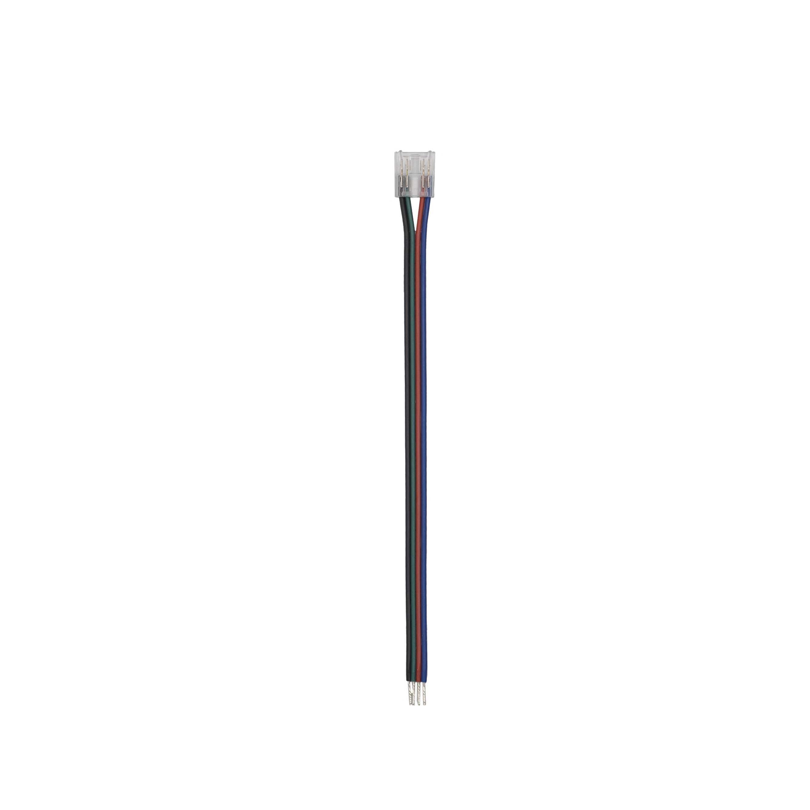 Коннектор Prolum для ленты COB 4Pin RGB 1jack 10 мм (29822025)
