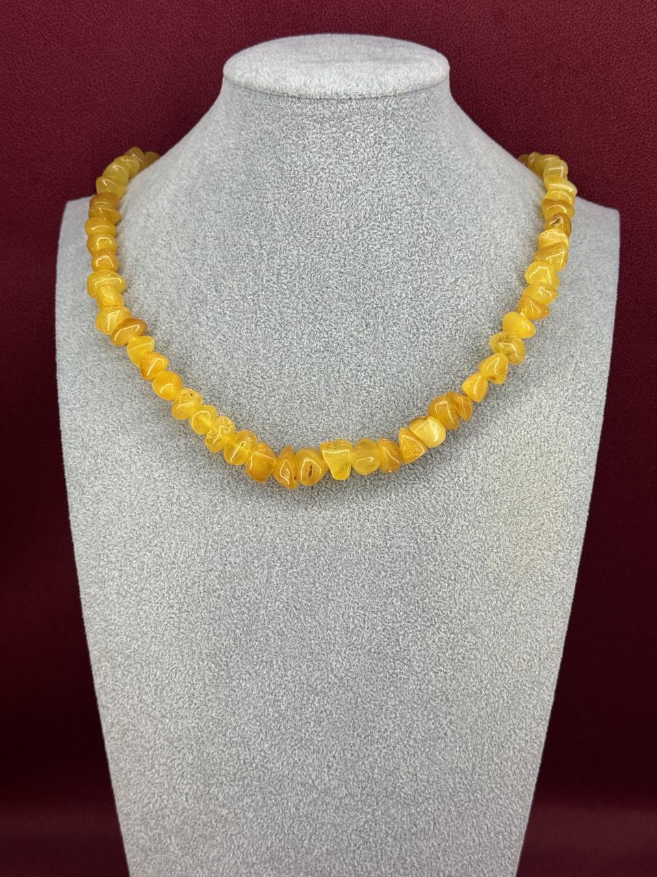 Бусы из янтаря лечебные 50 см (н-757)