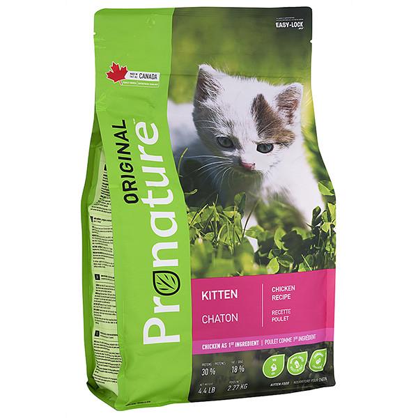 Корм сухой для котят Pronature Original Kitten Chicken с курицей 2,72 кг (24149919) Корм сухой для котят Pronature Original Kitten Chicken с курицей 2,72 кг (24149919)