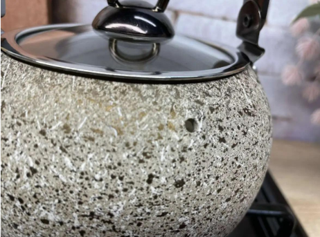 Чайник OMS 8212 S с гранитным антипригарным покрытием без индукции 1 л Sandy Beije - фото 3 Чайник OMS 8212 S с гранитным антипригарным покрытием без индукции 1 л Sandy Beije - фото 3
