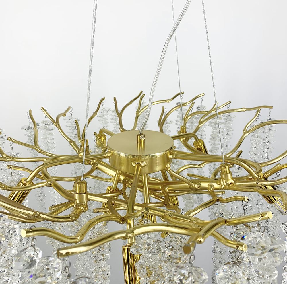 Люстра розкішна підвісна Odeon Light Ø 60 см (708D GD/CL) - фото 5 Люстра розкішна підвісна Odeon Light Ø 60 см (708D GD/CL) - фото 5