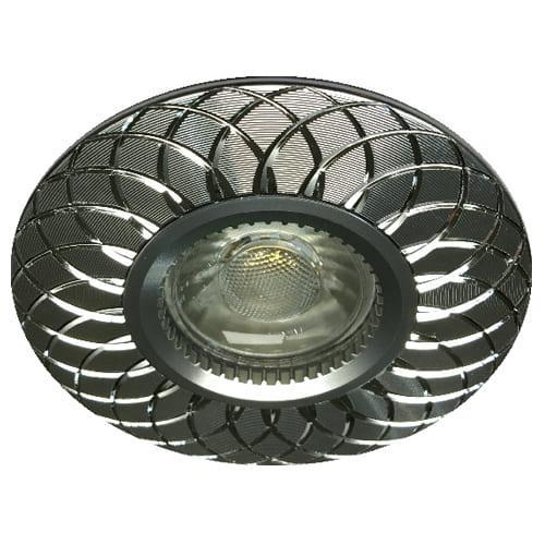 Точковий світильник врізний Feron GS-M888 MR16 GU5.3 50W круг Срібний (09382) Точковий світильник врізний Feron GS-M888 MR16 GU5.3 50W круг Срібний (09382)