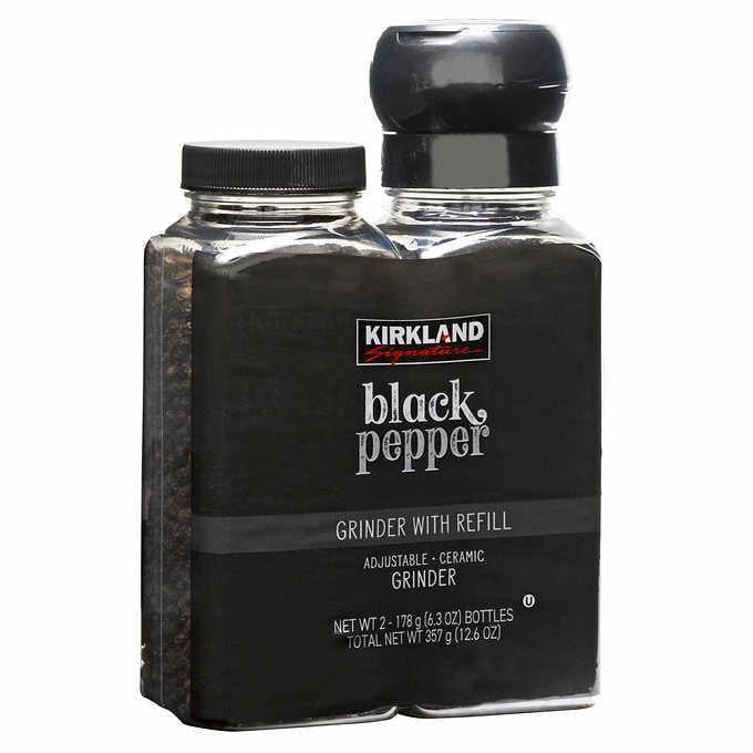 Черный перец Kirkland Black Pepper набор с мельницей 357 г (2248228146)