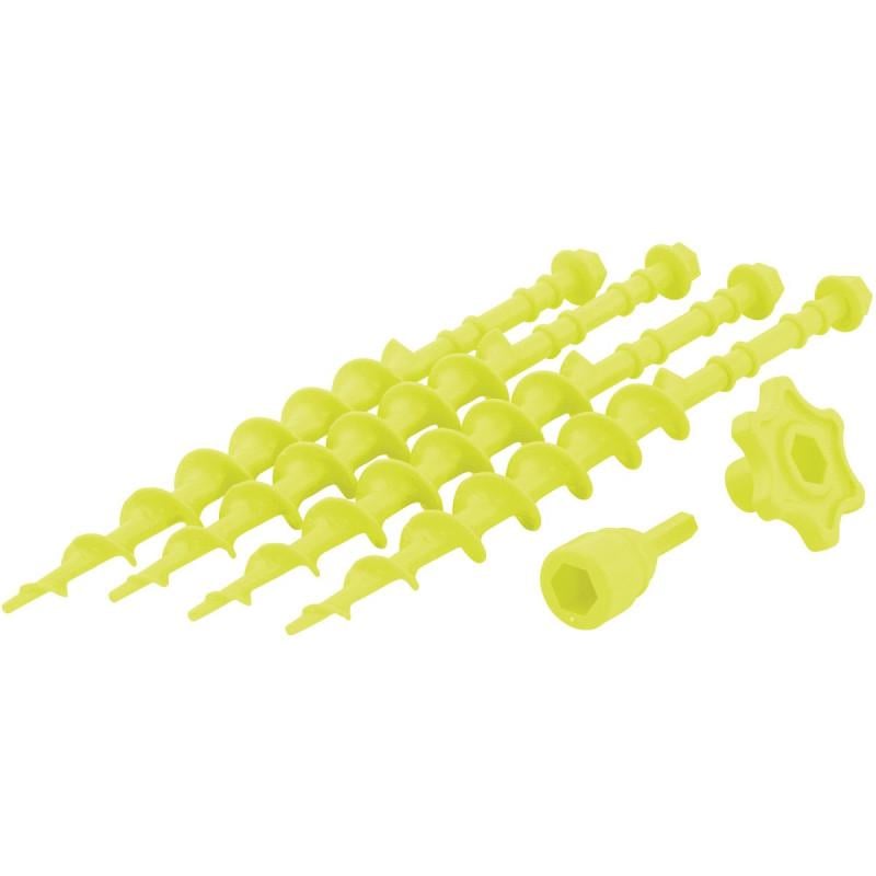 Колечки Outwell Power Peg 31 см 4 шт. Luminous green (650898)