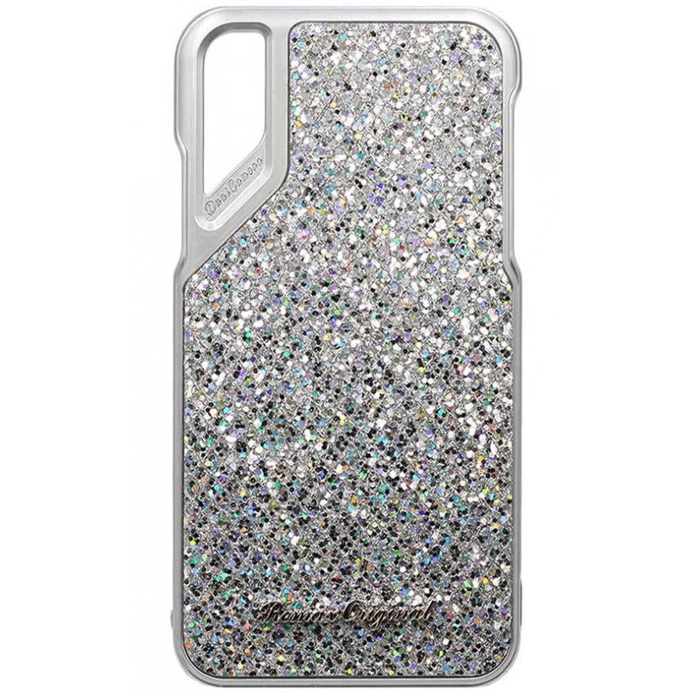 Кожанный чехол накладка Remax Sulish Series Case for iPhone X, Silver