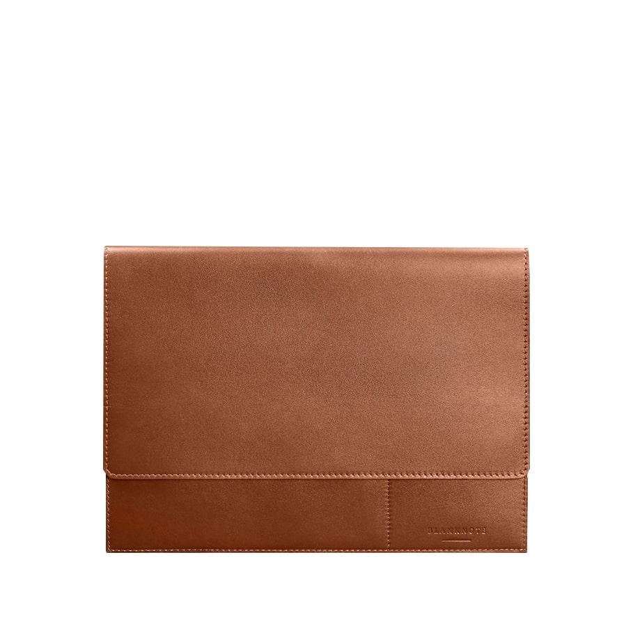 Папка шкіряна для документів А4 на магнітах Світло-коричневий (A-026685)