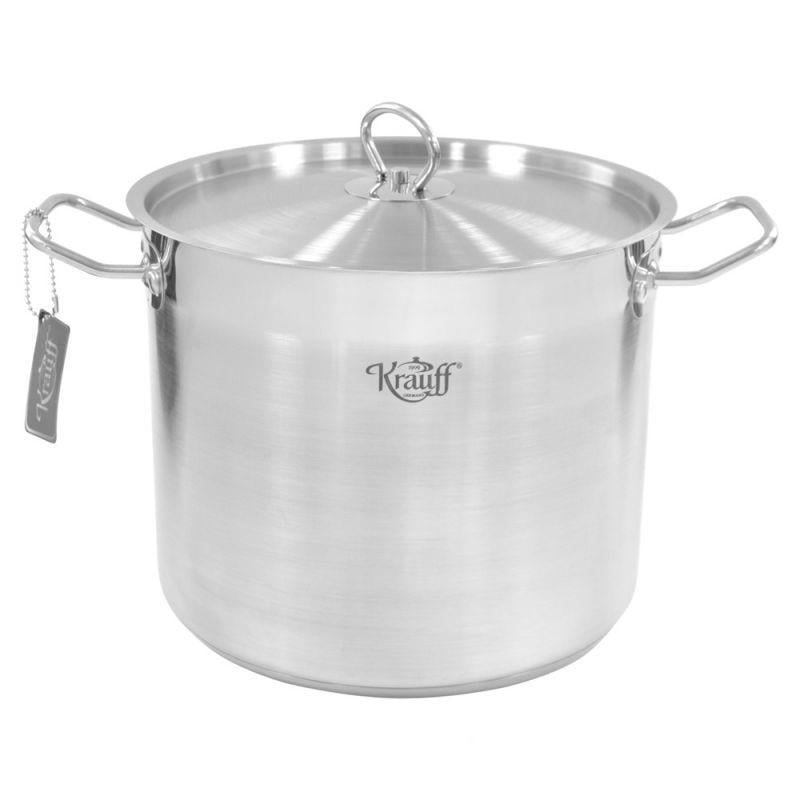 Кастрюля с крышкой Krauff Gegenbild 26-238-026 17 л Нержавеющая сталь (14382273)