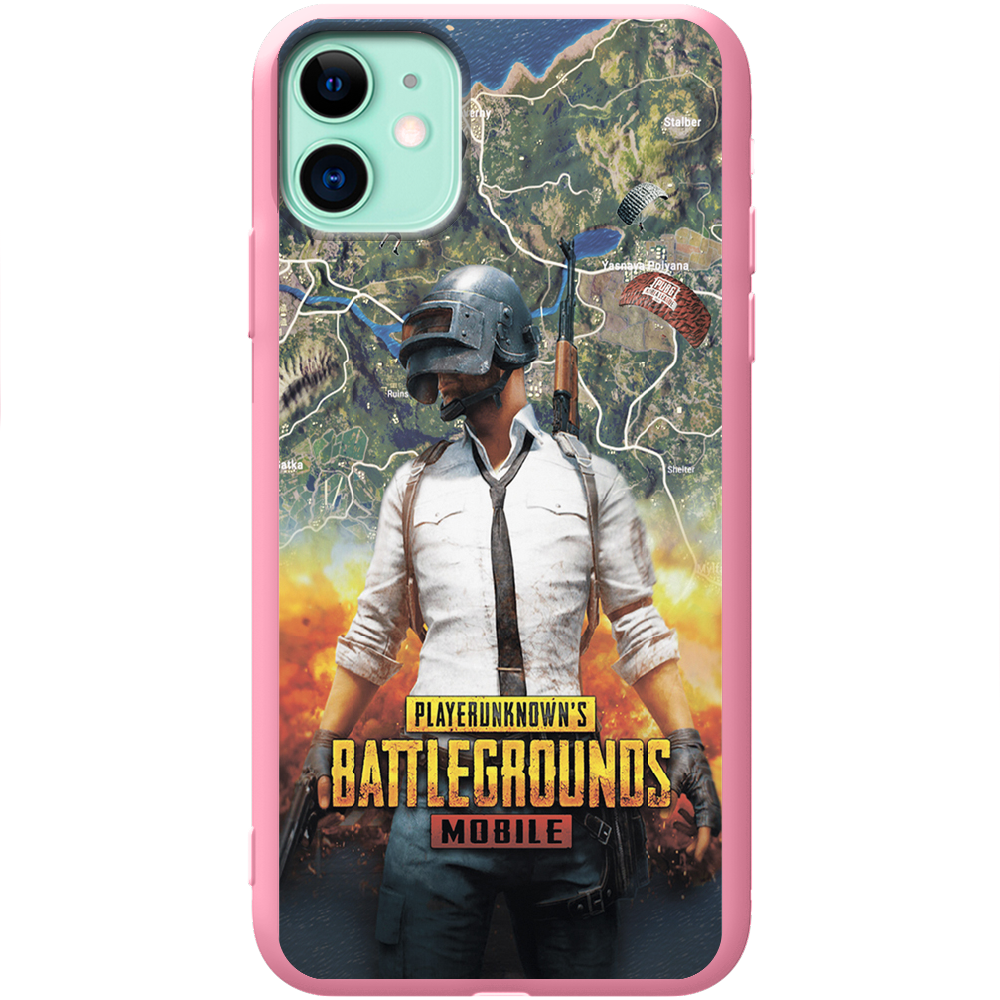 ᐉ Чехол Boxface iPhone 11 PUBG Mobile Розовый силикон (38184-up2309-43040)  • Купить в Киеве, Украине • Лучшая цена в Эпицентр