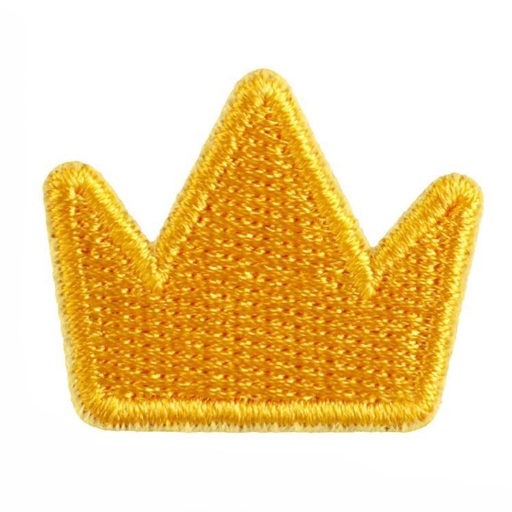 Термоаппликация Crown вышитая 2,3х2,8 см 1 шт. Желтый (АК2328з04)