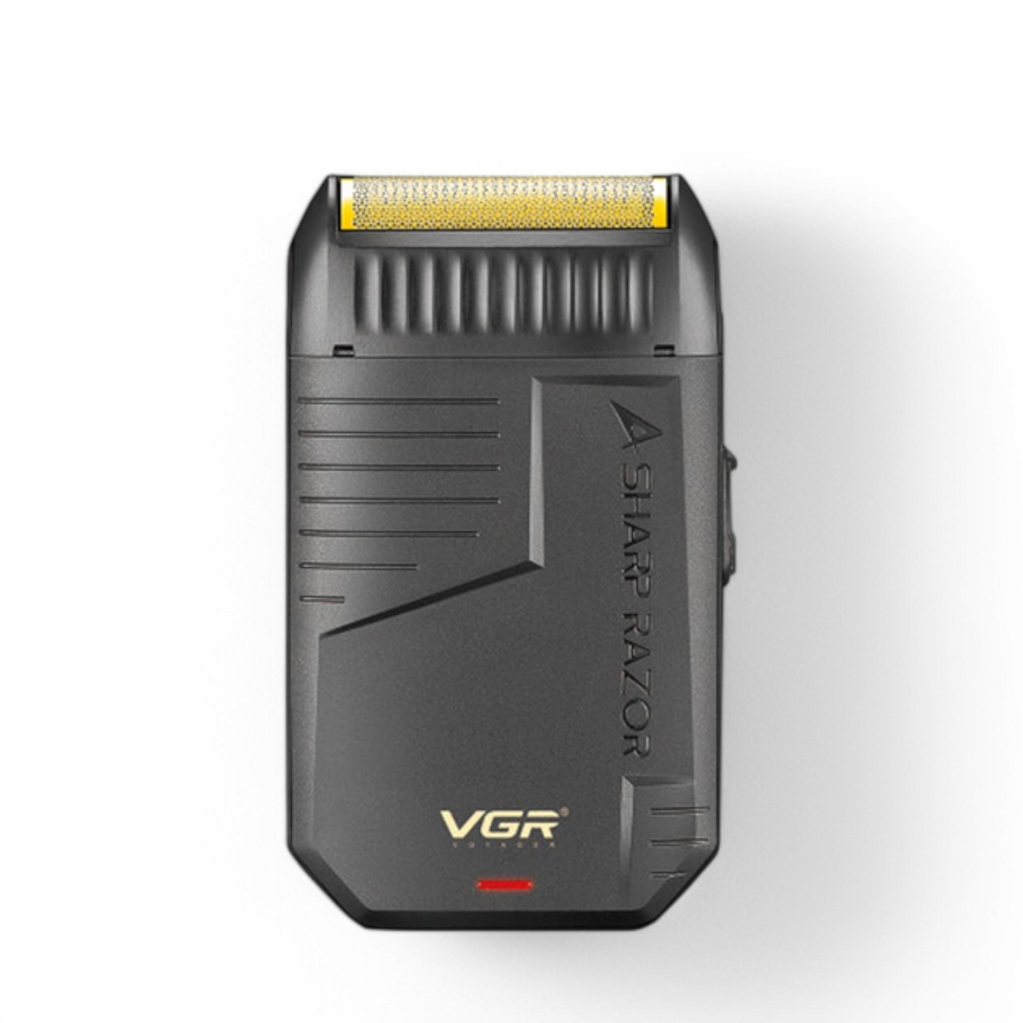 Електробритва VGR V-375 з висувним триммером IPX4 та USB зарядкою Black (E_V-375Black)