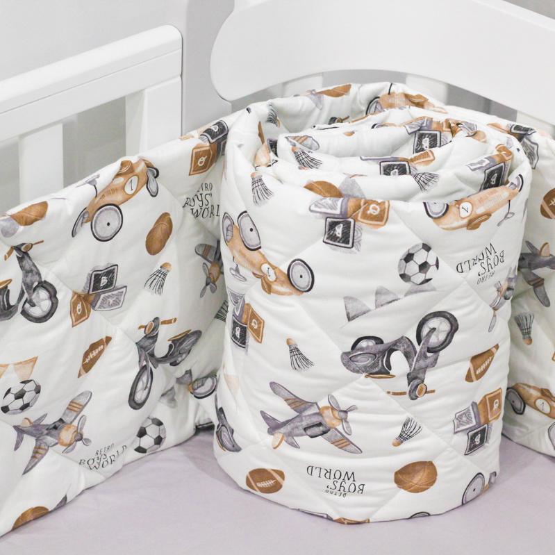 Бортики в детскую кроватку Boys World