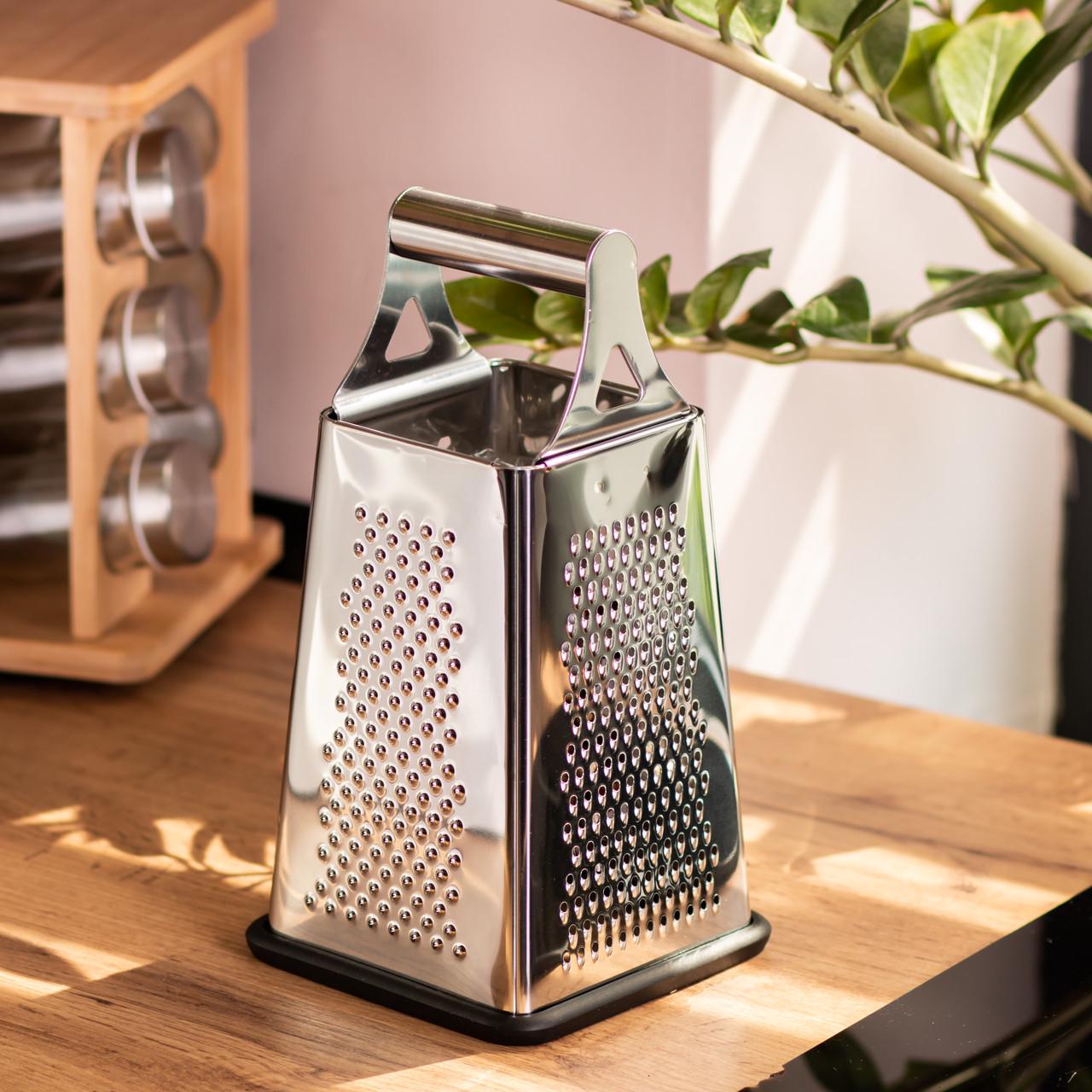 Терка для овощей и фруктов из нержавеющей стали HP-8-14 13х13х24,5 см (A-034742) - фото 5 Терка для овощей и фруктов из нержавеющей стали HP-8-14 13х13х24,5 см (A-034742) - фото 5