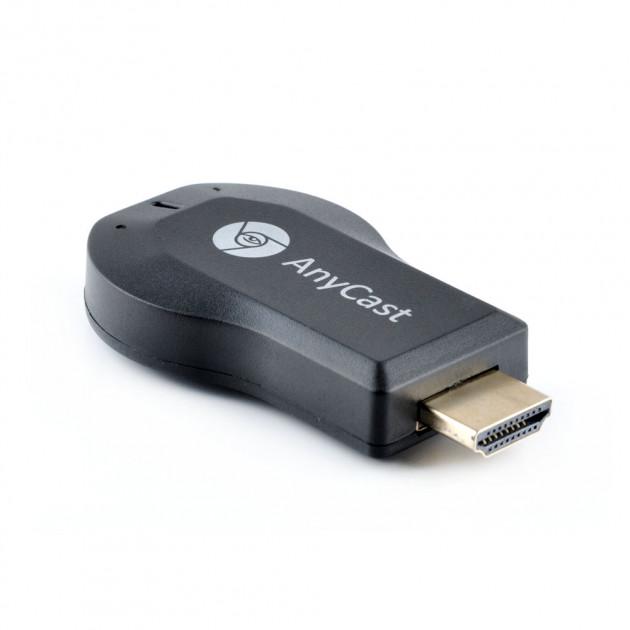 Медиаплеер беспроводной AnyCast M4 Plus TV WiFi HDMI ретранслятор Черный - фото 2