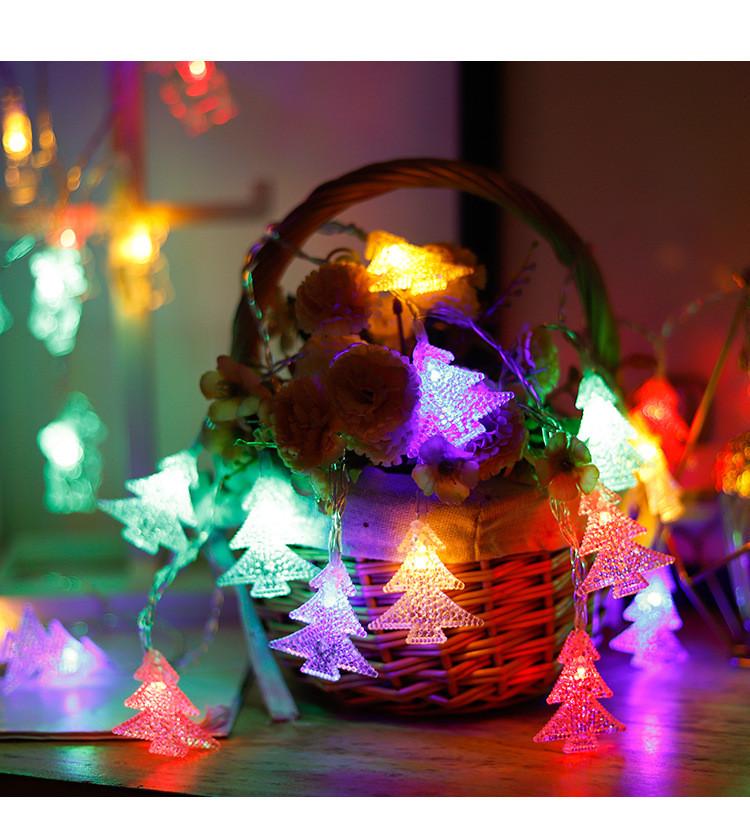 Гірлянда ялинка 6 м 40 LED ламп на батарейках Різнокольоровий (2035290191) - фото 2 Гірлянда ялинка 6 м 40 LED ламп на батарейках Різнокольоровий (2035290191) - фото 2