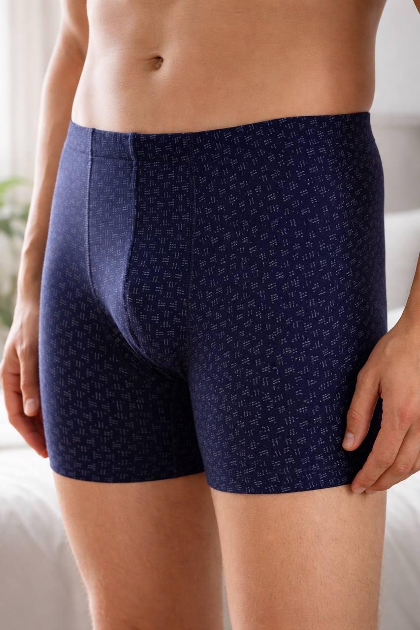Трусы-боксеры мужские BAYKAR ХL р. 50-52 Темно-синий (1436-04)