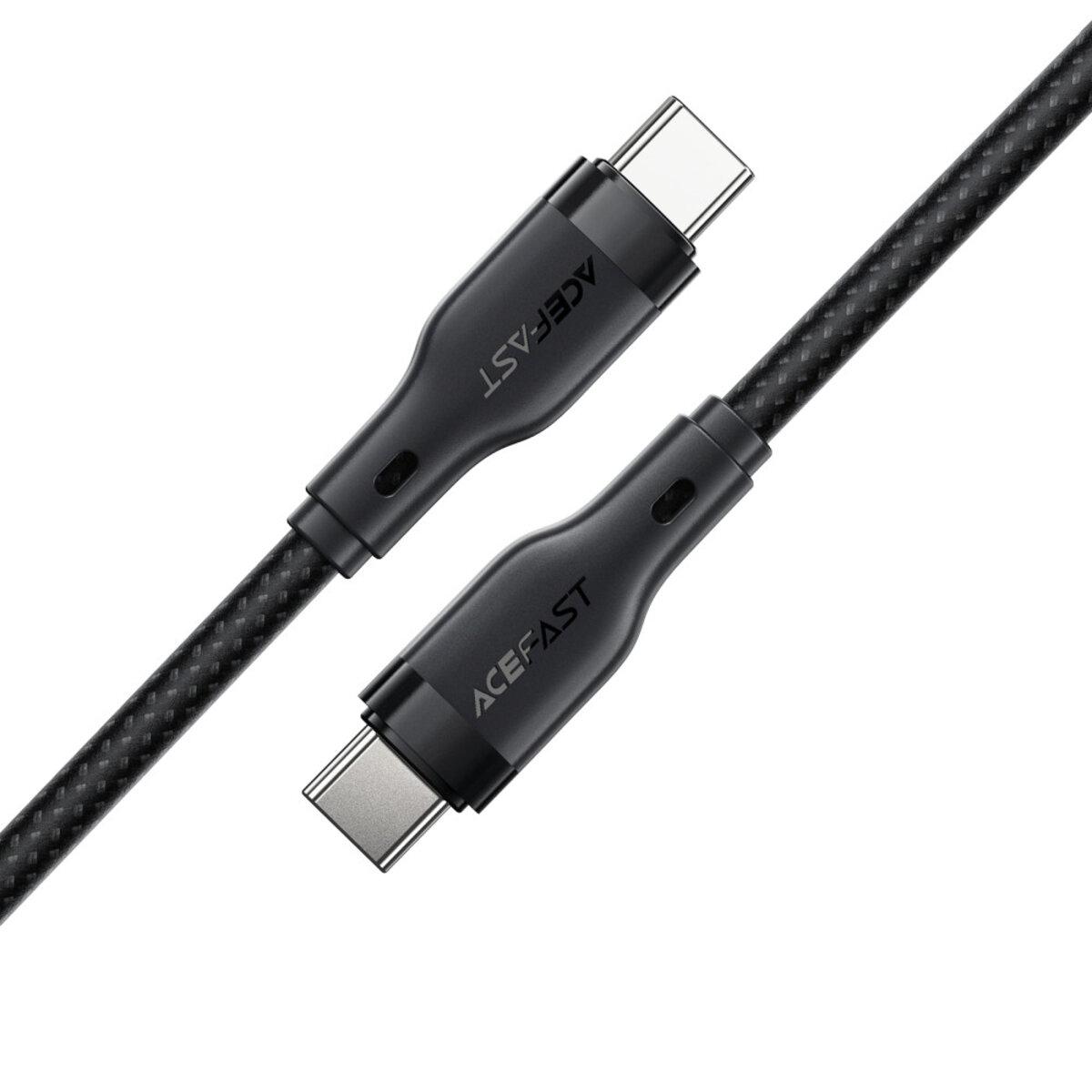 Кабель Acefast C8-03 USB-C to USB-C Black - фото 3 Кабель Acefast C8-03 USB-C to USB-C Black - фото 3