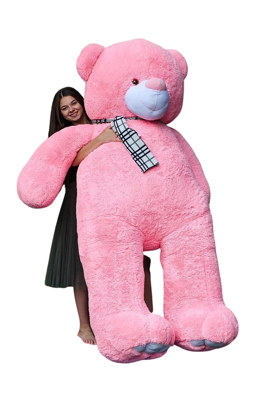 Ведмідь плюшевий HappyDays Ветлі 2,5 м Рожевий (Vetli250061)