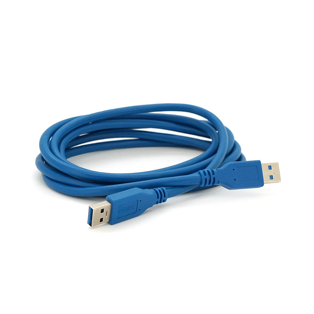 Кабель USB 3,0 AM+AM 2 м Синій (11650)