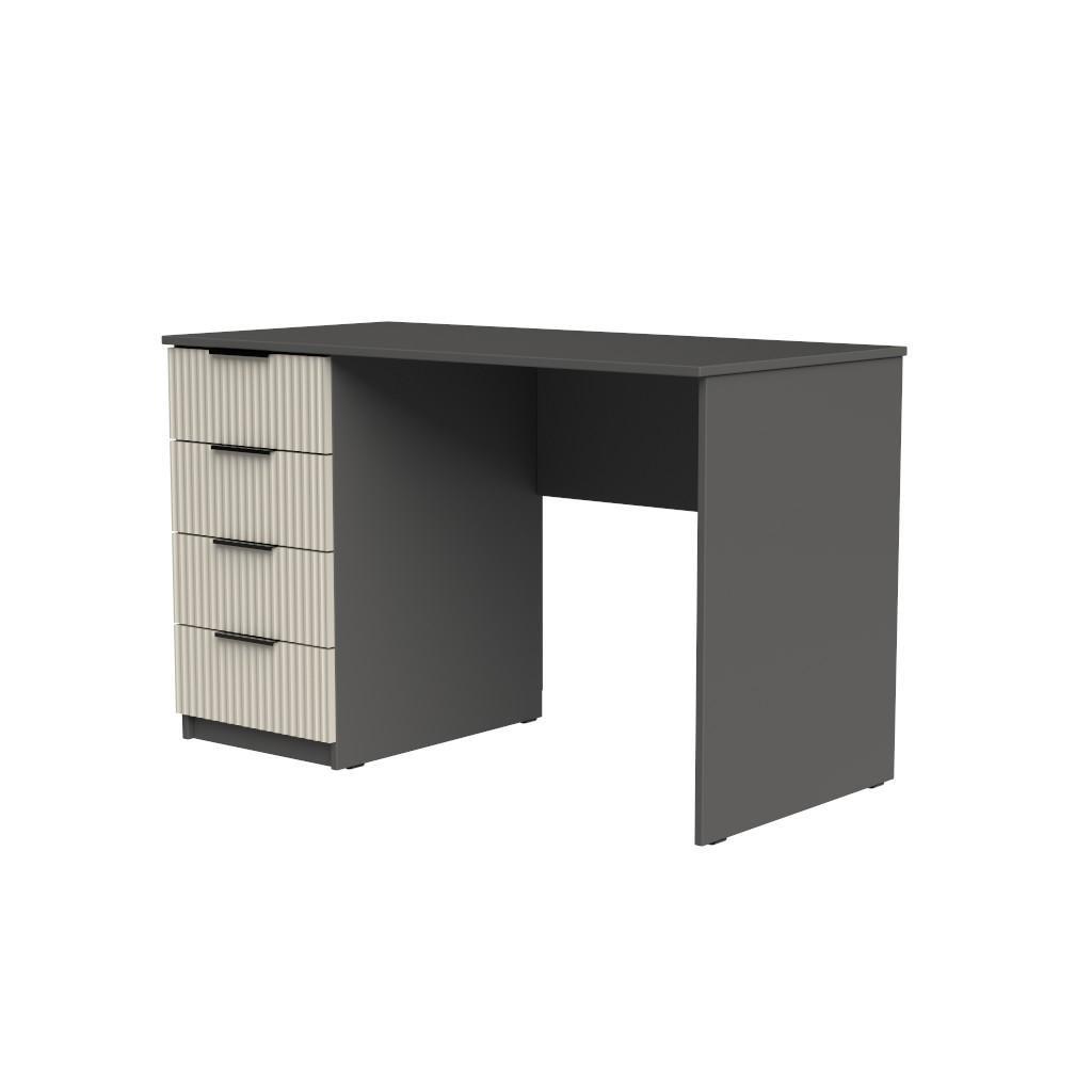 Стол письменный СП2 4Я SENAM 750х1100х500 мм корпус ДСП Серый Графит фасад МДФ краска RAL9001 Светло-бежевый фрезеровка Плаше Грос - фото 3 Стол письменный СП2 4Я SENAM 750х1100х500 мм корпус ДСП Серый Графит фасад МДФ краска RAL9001 Светло-бежевый фрезеровка Плаше Грос - фото 3