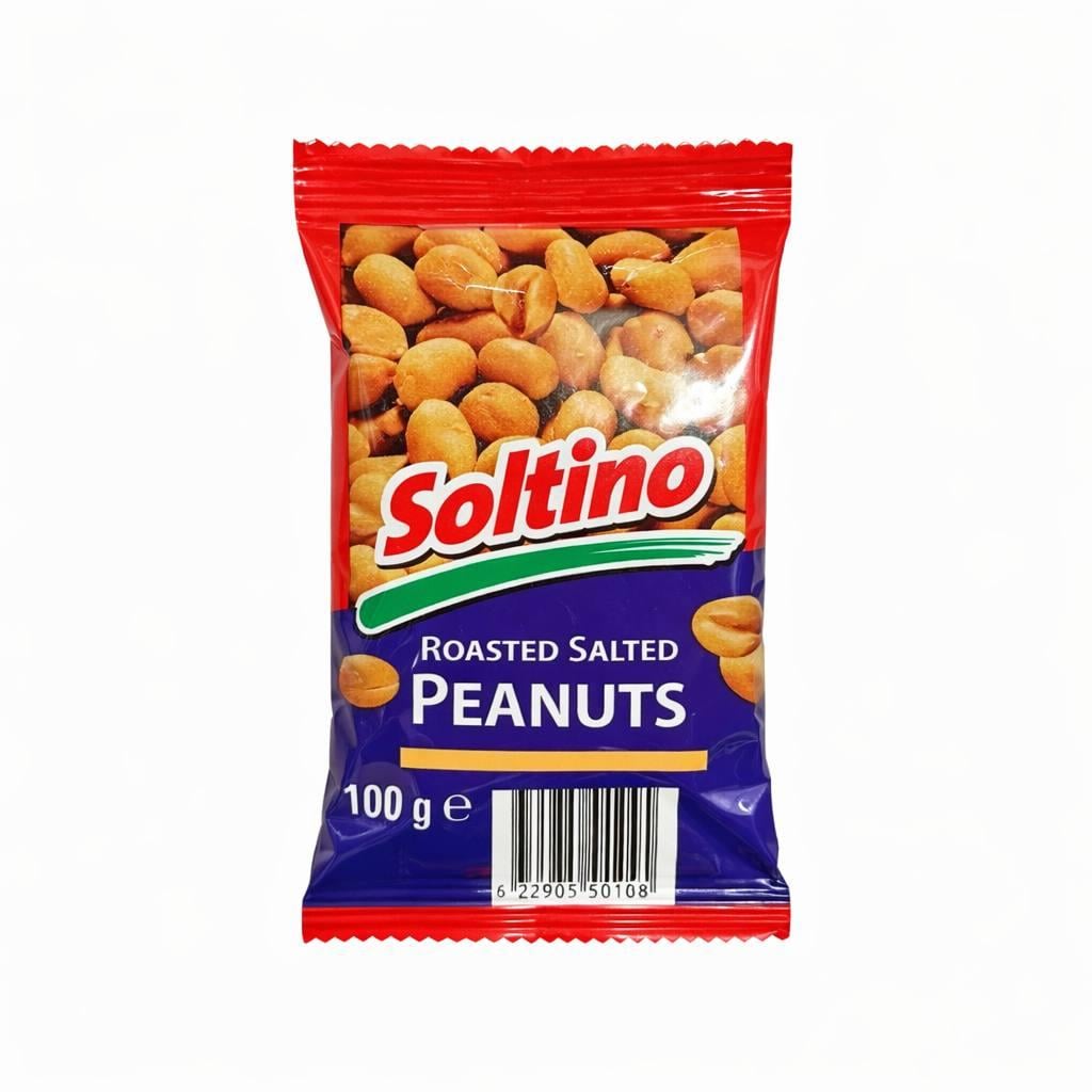 Арахис жареный соленый Soltino Roasted Salted Peanuts 100 г (2960843925)
