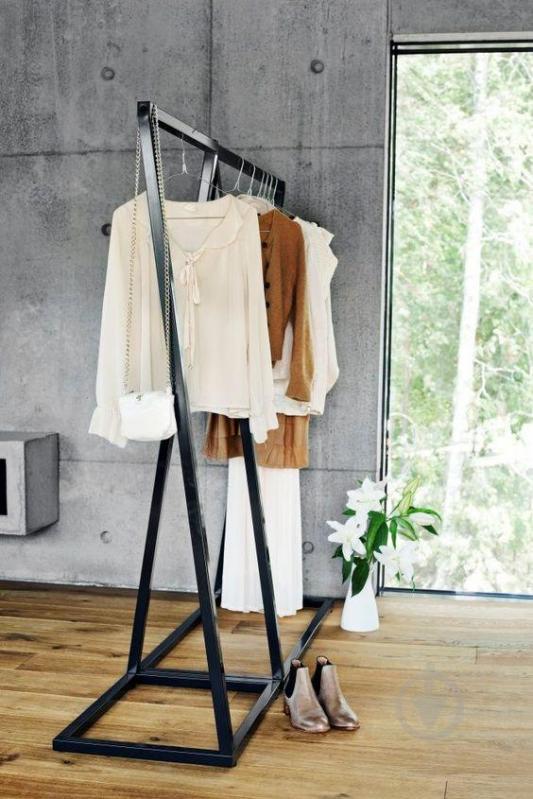 Вешалка стойка напольная GoodsMetall в стиле Лофт 1650х1500х400 "Рейл"