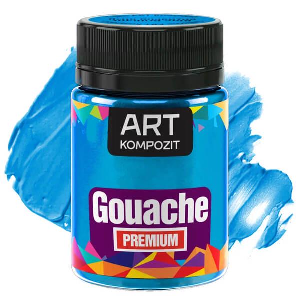 Гуашевая краска художественная ART Kompozit Premium 60 мл Ясно голубой (21026)
