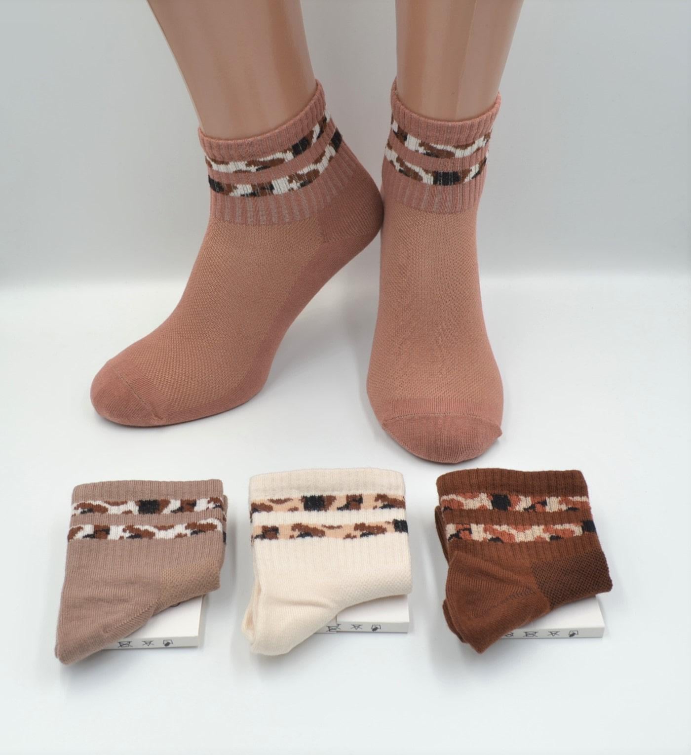 Носки универсальные в сетку Super Socks 004.S246 Лео р. 36-40 Ассорти