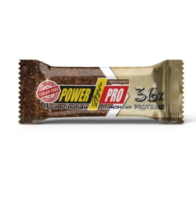 Батончик Power Pro 36% Мокачино 60 г Без сахара