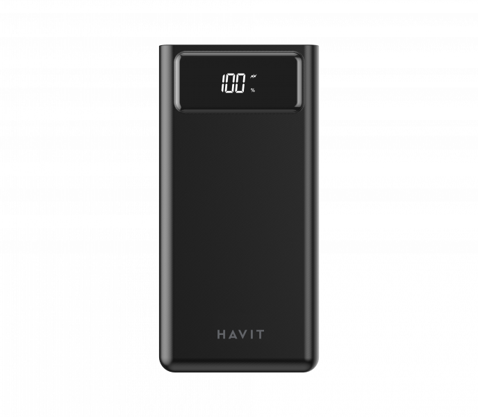 Повербанк з ліхтариком Havit 40000 mAh HV-PB56 QC+PD Чорний (27562) - фото 6