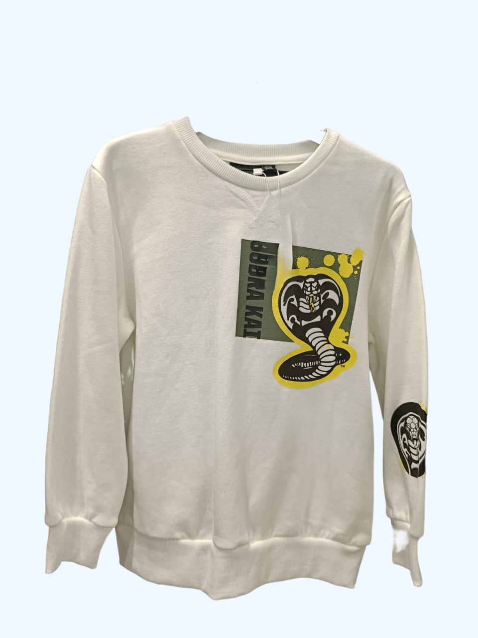 Світшот дитячий утеплений для дівчинки Primark 122 см Білий (0045)