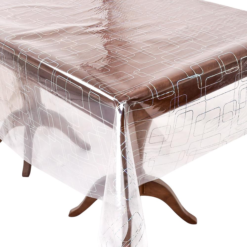 Клеенка Stenson Laser из ПВХ с голографическим рисунком 1,37х20 м Прозрачный (MA-4942) Клеенка Stenson Laser из ПВХ с голографическим рисунком 1,37х20 м Прозрачный (MA-4942)